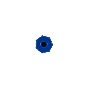 Male Luer Cap - Long Cone Blue