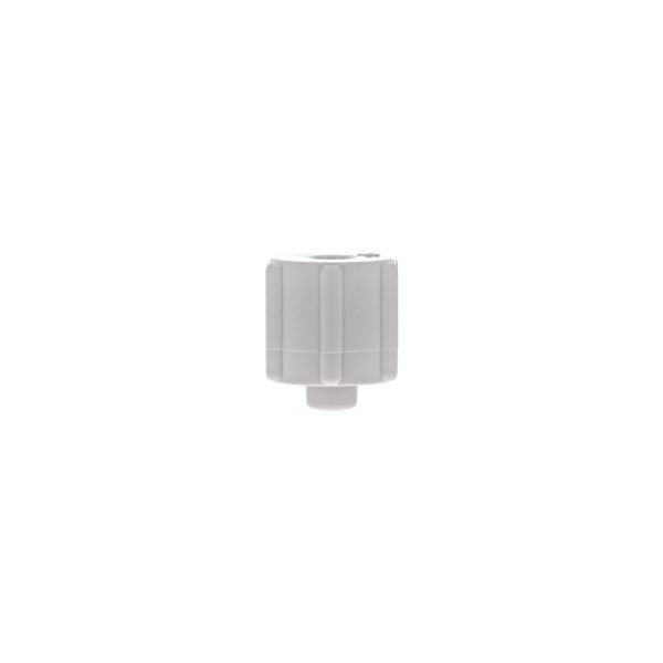 Male Luer Cap - Long Cone White