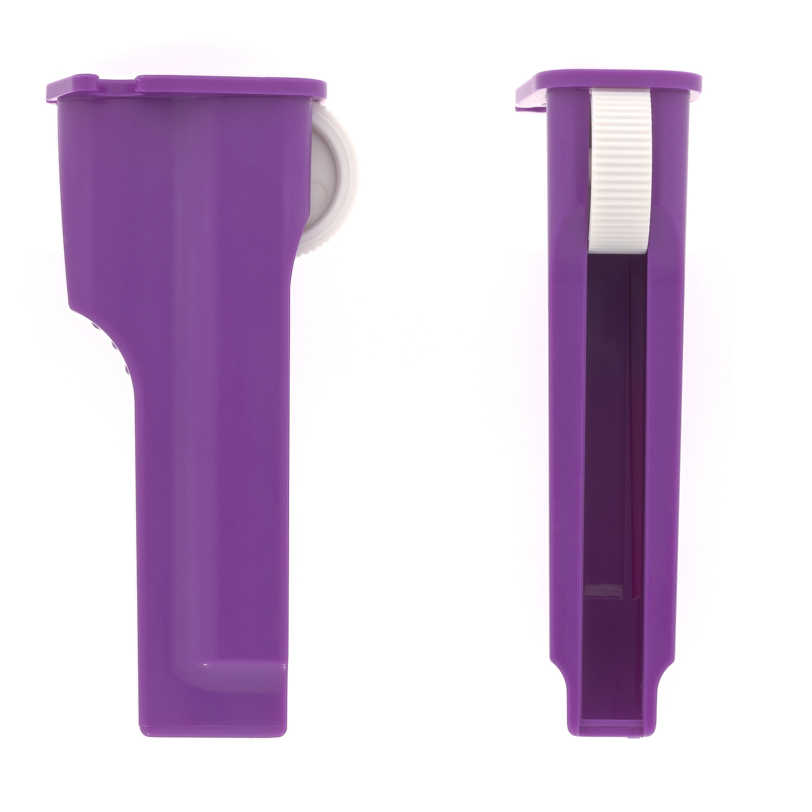 Roller Clamp with Wheel Purple and White