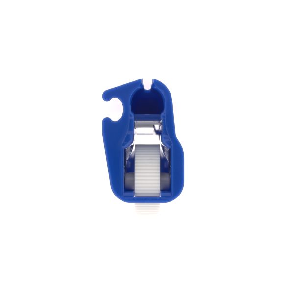 Roller Clamp with Wheel Blue and White