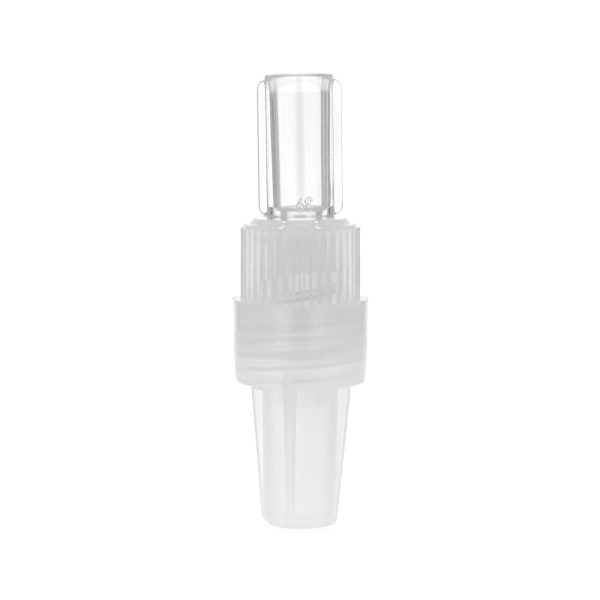 Rotating Male Luer Lock Connector Natural with Cap