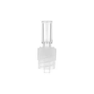 Rotating Male Luer Lock Connector Transparent
