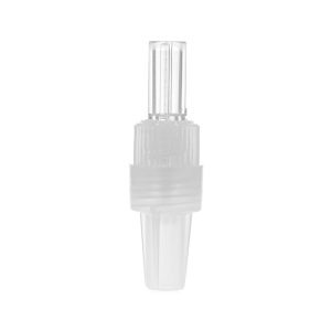 Rotating Male Luer Lock Connector Natural with Cap