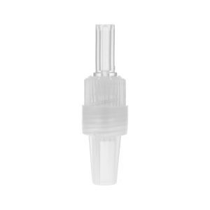 Rotating Male Luer Lock Connector Natural With Cap