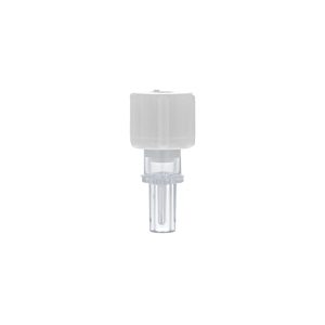 Female Luer Lock Connector - Single Fillet - with White Cap